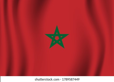 Morocco flag image vector. EPS.file.