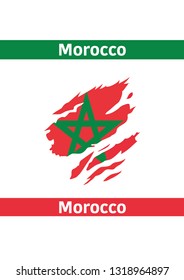 Morocco flag sign logo icon