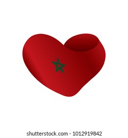 Morocco flag, vector illustration