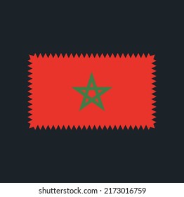 Morocco Flag Vector. National Flag