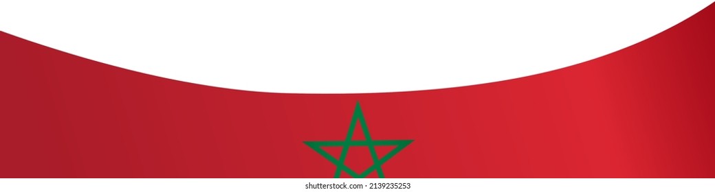 Morocco flag wave  isolated  on png or transparent background,Symbol Morocco,template for banner,card,advertising ,promote,and business matching country poster, vector illustration