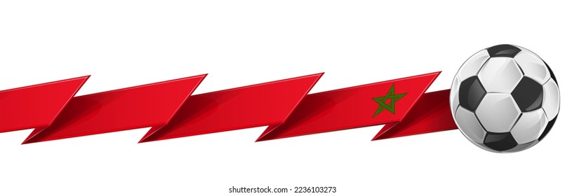 Morocco flag wave isolated on white background,Symbol Morocco,template for banner,card,advertising . vector illustration