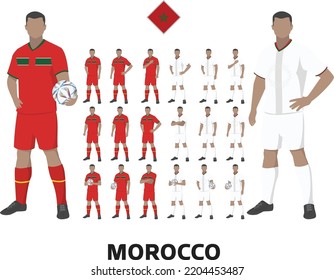 Morocco Football Team Kit, Home kit and Away Kit