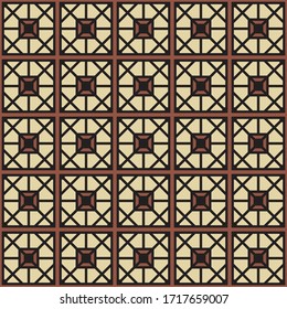 Morocco geometric vector pattern seamless vintage tiles, Traditional ornate Morocco tiles. ideal for greeting card banner or wallpaper design.