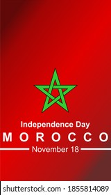 
morocco independence day. vector design of morocco independence day greeting. greeting cards, banners, wallpapper, social media, websites, leaflets, pamphlets and all media.