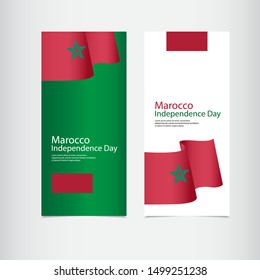 Morocco Independence Day Vector Template Design Illustration