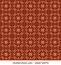 Morocco Marrakech seamless patterns. ocher and  umber ornament Luxury tile. Graphic modern pattern, Abstract islamic pattern, traditional arabic geometric pattern, persian batik design