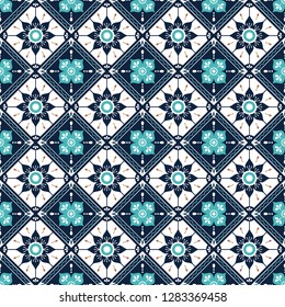 Morocco Mexican Seamless Decorative Pattern Background 