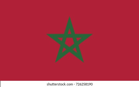 Morocco national flag 