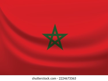 Morocco national flag vector design