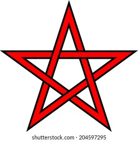 morocco national symbol five-pointed star
