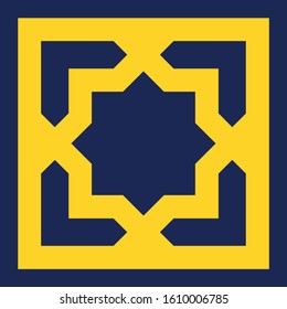 Morocco Pattern. Traditional Arabic Islamic Background. Mosque decoration element.