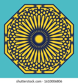 Morocco Pattern. Traditional Arabic Islamic Background. Mosque decoration element.