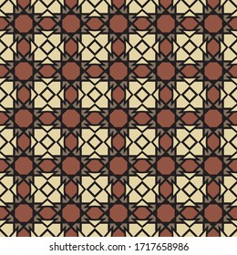 Morocco retro vector pattern seamless vintage tiles, Traditional ornate Morocco tiles. ideal for greeting card banner or wallpaper design.