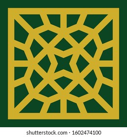 Morocco Seamless Border. Traditional Islamic Design. Mosque decoration element.