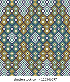 Morocco Seamless Pattern. Traditional Arabic Islamic Background. Mosque decoration element.