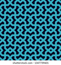 Morocco Seamless Pattern. Traditional Arabic Islamic Background. Mosque decoration element.