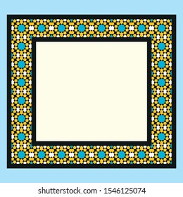 Morocco Seamless Pattern. Traditional Arabic Islamic Background. Mosque decoration element.