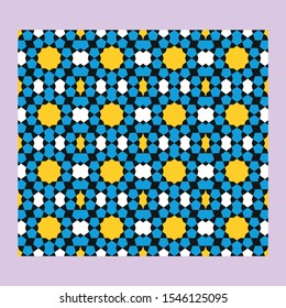 Morocco Seamless Pattern. Traditional Arabic Islamic Background. Mosque decoration element.