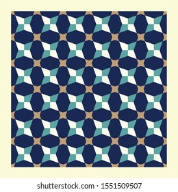 Morocco Seamless Pattern. Traditional Arabic Islamic Background. Mosque decoration element.