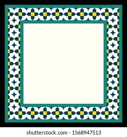 Morocco Seamless Pattern. Traditional Arabic Islamic Background. Mosque decoration element.