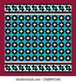 Morocco Seamless Pattern. Traditional Arabic Islamic Background. Mosque decoration element.