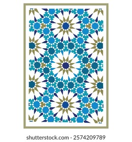 Morocco Seamless Pattern. Traditional Arabic Islamic Background. Mosque decoration element.