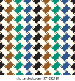 Morocco Seamless Pattern. Traditional Arabic Islamic Background. Mosque decoration element.
