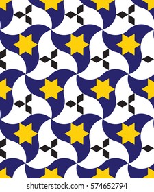 Morocco Seamless Pattern. Traditional Arabic Islamic Background. Mosque decoration element.