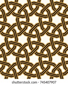 Morocco Seamless Pattern. Traditional Arabic Islamic Background. Mosque decoration element.
