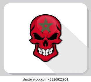 Marokkanische Flagge - Symbol
