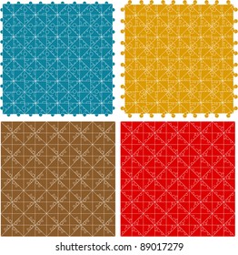 Morocco style seamless vintage vector patterns set