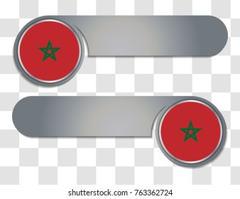 morocco vector flag illustration. vector match scoreboard illustration. eps10.