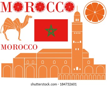 Morocco. Vector illustration