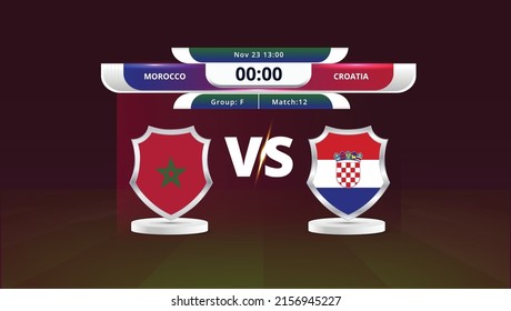 Morocco Vs Croatia football matches scoreboard broadcasts With Match Schedule