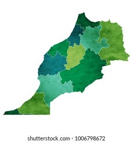 Morocco World map country icon