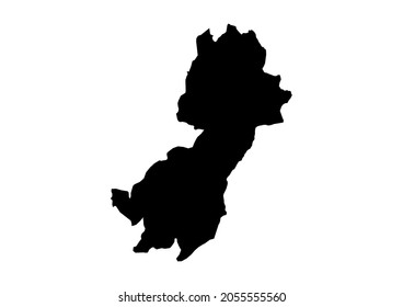 Morogoro-Morogoro Region-United Republic of Tanzania map, fully editable detailed vector map of the Morogoro-Morogoro Region-United Republic of Tanzania. 