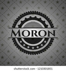 Moron realistic dark emblem
