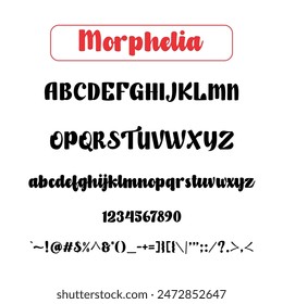 Morphelia is a modern cut Handwritten font. This font is made for those of you who need a touch of elegance and a reflection of modern style in their designs. You can use Morphelia for various purpose
