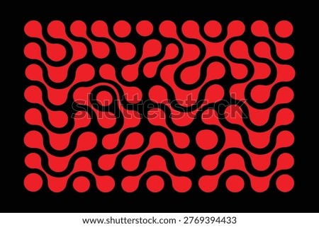 Morphing blob dot set. Connected meta circles for abstract patterns, stickers, badges, posters, and web projects.
