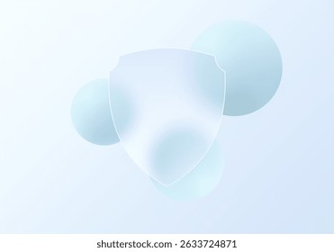 Morphism Style Lightweight Glass Screen for Online Data Protection