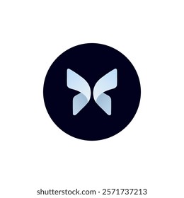 MORPHO coin flat design icon logo