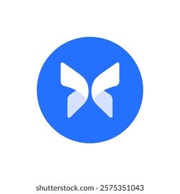 Morpho coin icon isolated on white background.