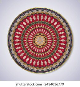 Morrocan Mandala Art Pattern Vector