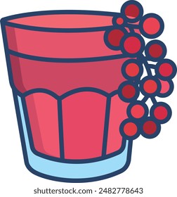 Mors linear color illustration icon
