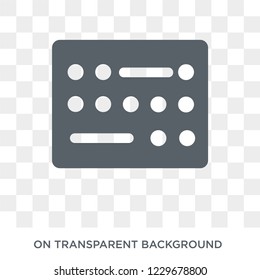 Morse code icon. Morse code design concept from Communication collection. Simple element vector illustration on transparent background.
