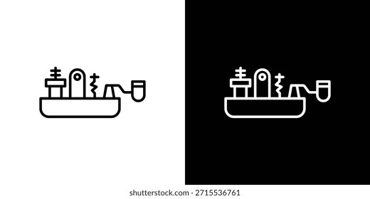 Icono de código Morse en diseño de línea. Iconos de trazo editables.