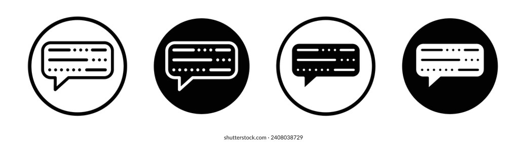 Morse-Code-Icon-Set. Telegraph-Key-Code Textur Vektorsymbol in einem schwarz gefüllten und umrissenen Stil. Morse abstraktes Codezeichen.