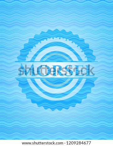 Morsel water representation emblem.