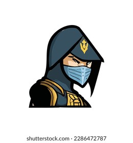 mortal combat illustration, esports mascot